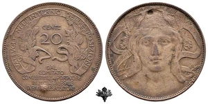 REGNO D'ITALIA Buono da 20 centesimi 1906 Esposizione di Milano - Foto 1 di 4