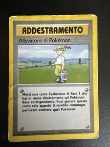ALLEVATORE DI POKEMON 76/102 ADDESTRAMENTO Rara in Italiano POKEMON Set Base - Picture 1 of 2