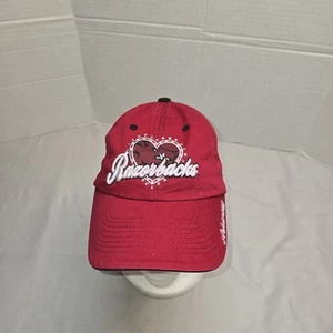 Arkansas Razorbacks Hat Womems Strapback Adj Red White Black Top Of World Euc - Picture 1 of 6