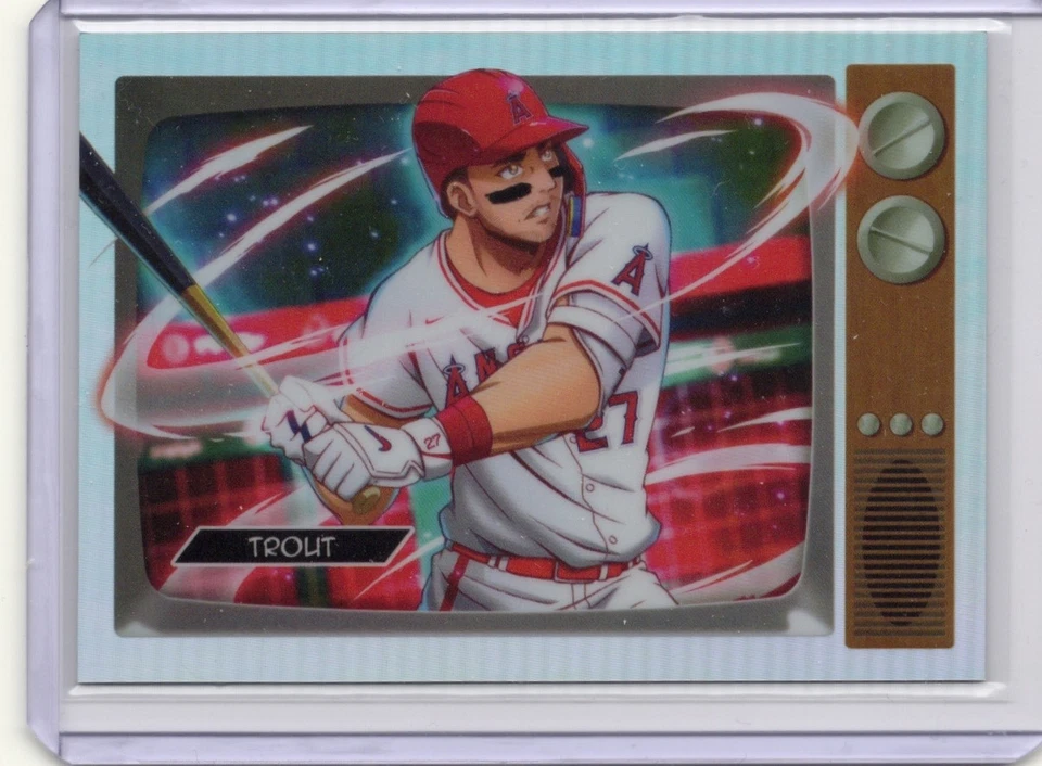 Mike Trout Anime 2025 Bowman Refractor Anime #BA1 — ЧЕХОЛ HIT SSP РЕДКИЙ 💎 - Изображение 1 из 2