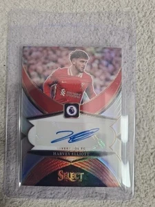 🔥 Harvey Elliott Auto 2024-25 Select EPL Liverpool FC Prizm Signature SS-HE 🔴 - Picture 1 of 2