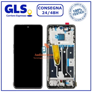 DISPLAY TOUCH SCREEN+FRAME OLED per Realme 11 Pro Plus RMX3741 Vetro NERO - Imagen 1 de 1