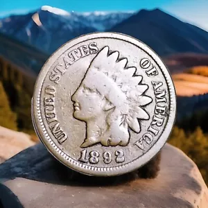 1892 Indian Head Cent Penny “Best Value On EBay” FAST FREE SHIPPING - Picture 1 of 5