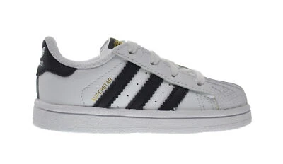 Adidas Superstar I Baby Toddlers Shoes Running White-Collegiate Black c77913 - Image 1 of 4