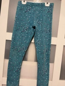 Carters Kids Size 14 Red White Blue polka dot stars thick leggings - Picture 1 of 3