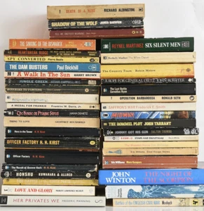 WAR fact and fiction : Select titles, build a library - vintage military, combat - Picture 1 of 176