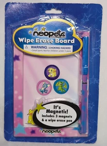 Neo Pets Dry Erase Wipe Off Board Pink w/ Stars (2003) - Picture 1 of 5