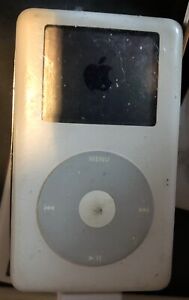 Apple iPod Classic 4th Gen White 20gb A1059 Fast Ship Good Used Software Issue
