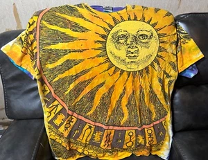 VINTAGE LIQUID BLUE Sun Moon Shirt 2XL Grey Tag - Bild 1 von 5