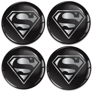 4 x 60mm 3D Silikon Aufkleber für Nabendeckel Nabenkappen Nabenabdeckun Silber - Bild 1 von 4