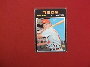 Béisbol Topps 1971 # 100 Pete Rose en muy buen estado pliegue pequeño - Imagen 1 de 2