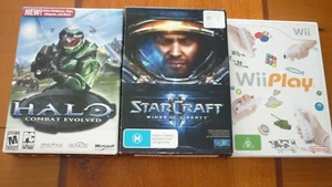 HALO COMBAT EVOLVED, STARCRAFT WINGS OF LIBERTY, Wii INSTRUCT. BOOKLET & DISC - Picture 1 of 11