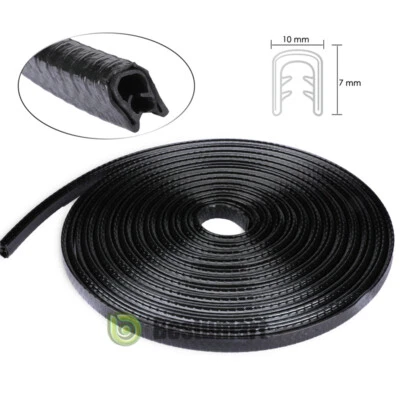 Tira de sellado 4M para parabrisas delantero de coche techo corredizo goma negra Foto 1 de 4