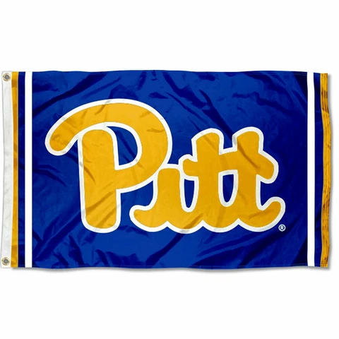 Pitt Panthers Field Stripes Flag Large 3x5 Cover