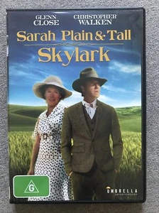 DVD - SARAH PLAIN & TALL SKYLARK - Region 4 PAL Glenn Close Christopher walken - Picture 1 of 2