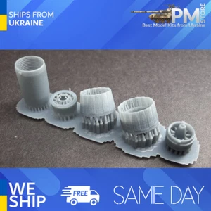 Rise144 Models RM045 1/144 Mirage 2000 Exhaust 2 versions Heller kit - Picture 1 of 7