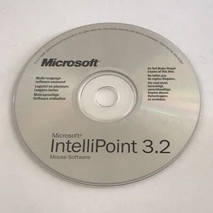 Microsoft IntelliPoint 3.2 Mouse Software for PC, CDROM, VGC - Combine Post - Picture 1 of 2