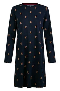 Happy Shorts Damen Nachthemd Sleepshirt Sleepwear Lebkuchenmann - Picture 1 of 2
