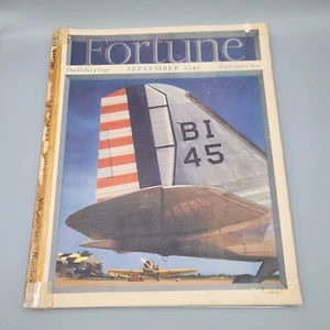 Fortune September 1940 The US and the World WWII - Picture 1 of 14