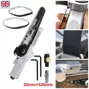 Air Belt Sander 20mm 520mm Sanding Buffing Assorted Vehicle Pneumatic Tool UK - Picture 1 of 17
