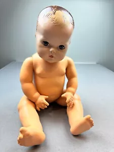 Eff-an-bee Vintage Dy-dee 20 Inch Baby Doll Applied EarsDrink_Wet_Sleep Eye - Picture 1 of 13