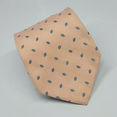 Corbata de seda Robert Talbott rosa azul verde geométrica para hombre 57,5 x 3,75 Foto 1 de 4