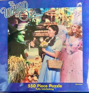 The Wizard of Oz 550 Piece Puzzle Factory Sealed Pressman 20" X 20" Age 12-Adult - Picture 1 of 14
