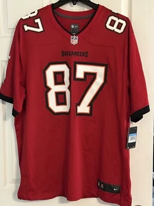 Rob Gronkowski NWT Tampa Bay Buccaneers Nike Vapor Limited Jersey Mens 87 XXL - Picture 1 of 20