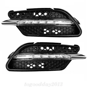 Paar LED Nebelscheinwerfer DRL Tagfahrlicht Für Benz W204 C-Class 2008-2011 - Picture 1 of 10