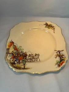 Vintage 8.5” Plate 'PICKWICK' Sunshine 561073 - J & G Meakin c1930's Rare - Bild 1 von 8