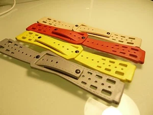 NEW OLD STOCK 20mm RUBBER STRAP DIVING WRISTWATCH Tip BAND SWISS MADE - Picture 1 of 15