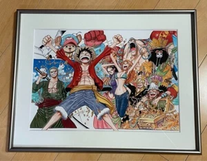 ONE PIECE Official Limited Art Framed Paintings Reproduction Eiichiro Oda - Picture 1 of 9