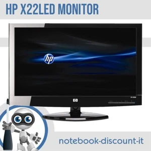 Monitor HP x22LED Display 21,5" LED 1920x1080px FULL HD Widescreen TFT TESTED - Imagen 1 de 5