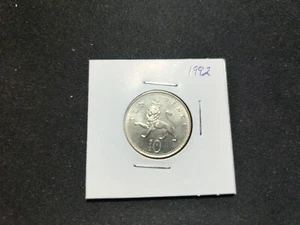 1992 Great Britain 10 Pence Coin  Circulated - Picture 1 of 4