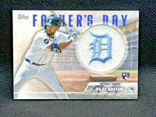 2023 Topps Series 2 Riley Greene Father’s Day Commemorative Team Patch #FD-RG