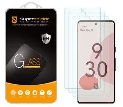 [3-Pack] Supershieldz Tempered Glass Screen Protector for Google Pixel 6 - Image 1 of 4
