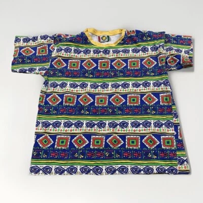 Vintage AOP Funky Fresh Prince T Shirt S/M All Over Print Rap Boxy Colorful - Image 1 of 4