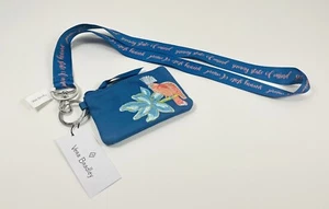 Vera Bradley Zip ID ￼Wallet and Wide Lanyard, Rain Forest Canopy Cockatoo NWT - Picture 1 of 8