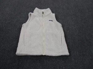 Patagonia Vest Jacket Girls XL Los Gatos Fuzzy Fleece Outdoors Hiking Logo Youth - Picture 1 of 10
