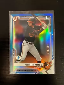 pre Reed Trimble rookie card short print SP SSP 125/150 Bowman first edition 1st - Picture 1 of 1