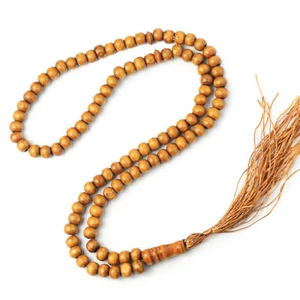 Wood Tasbih Prayer Beads 99 Muslim Prayer Beads Islamic Handheld Prayer Beads - Picture 1 of 8