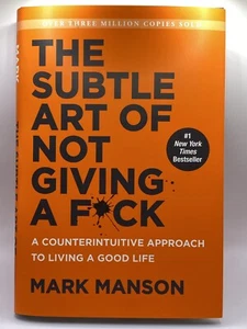 The Subtle Art of Not Giving a F*Ck by Mark Manson - Very Good - Picture 1 of 2