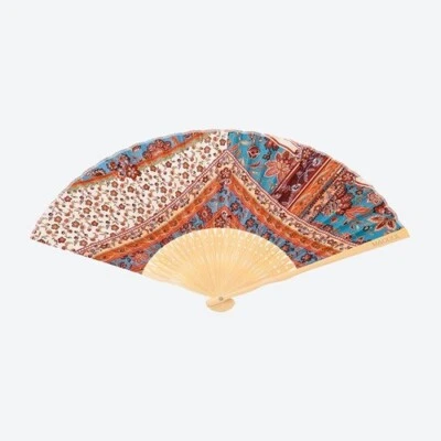 MACOOL Japanese Folding Hand Fan Sensu for Women with Elegant Design Pink - Image 1 of 4