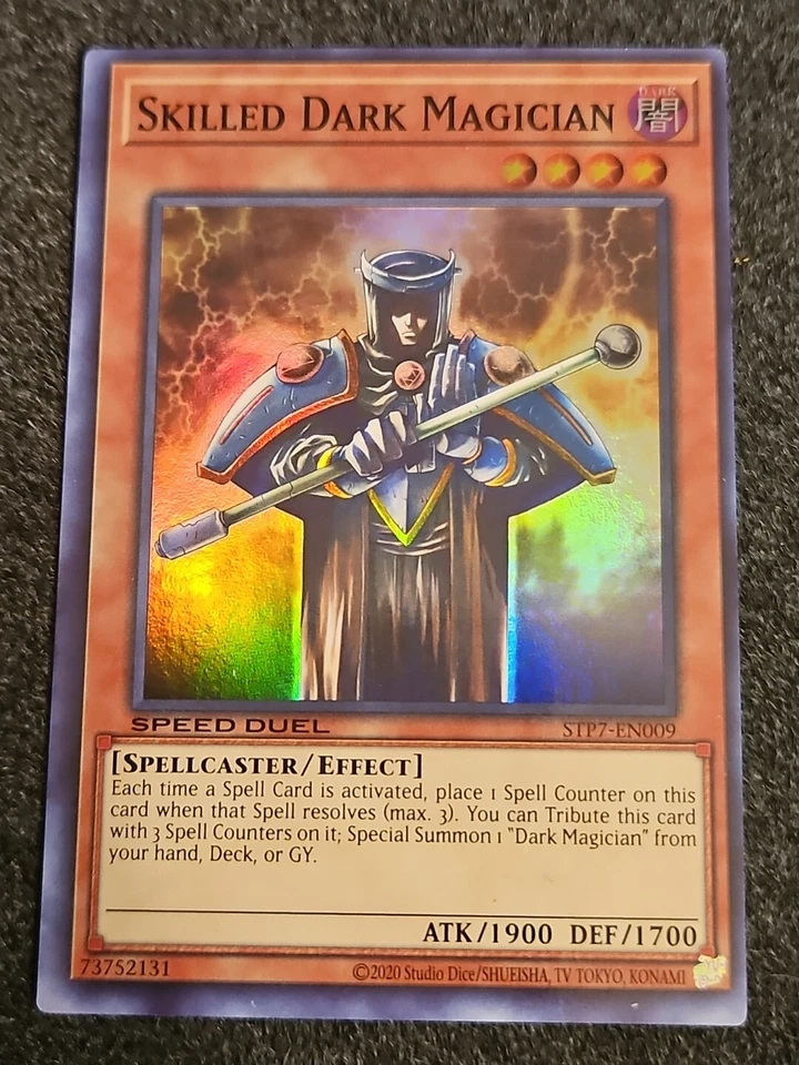 Skilled Dark Magician Super Rare Speed Duel Tournament Pack 7 OTS STP7-EN009 NM - Image 1 of 1