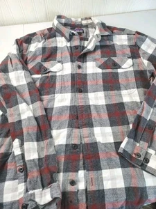 Vintage Patagonia Button Up Shirt Large Plaid - Foto 1 di 7