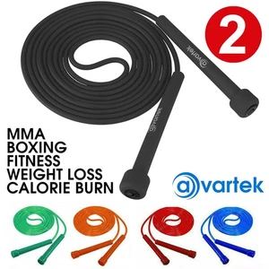 2 x Springseil Holzgriff Jumping Speed Gym Aktivität Kinder Erwachsene Fitness - Bild 1 von 22