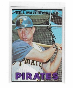 1967 Topps BILL MAZEROSKI Pittsburgh Pirates Karte 510 Zustand siehe Scans - Bild 1 von 2