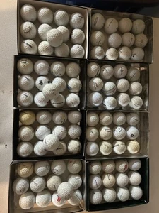 100 used shag one timer golf balls b - Picture 1 of 3