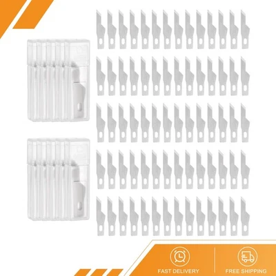 Paquete de 100 cuchillas de cuchillo Exacto #16 cuchillas de repuesto para cuchillos de hobby recargas Foto 1 de 4