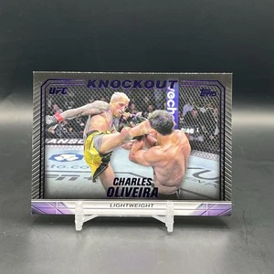 2024 Topps Knockout UFC Charles Oliveira Purple /99 Card #43 Lightweight - Bild 1 von 3